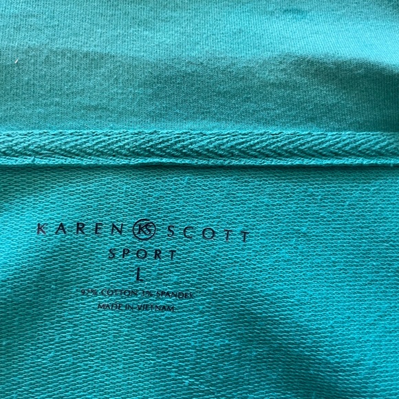 Karen Scott 3 piece casual Capri, tee and jacket! - Picture 9 of 11